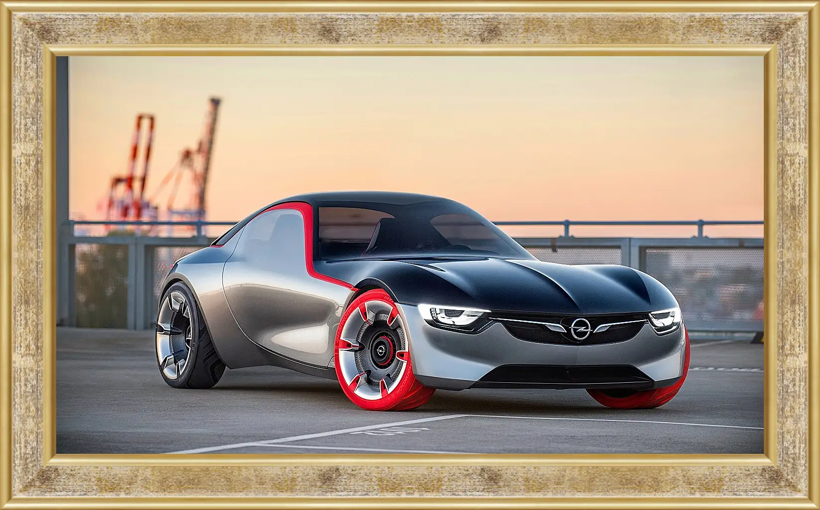 Картина в раме - Opel GT Concept (Опель)