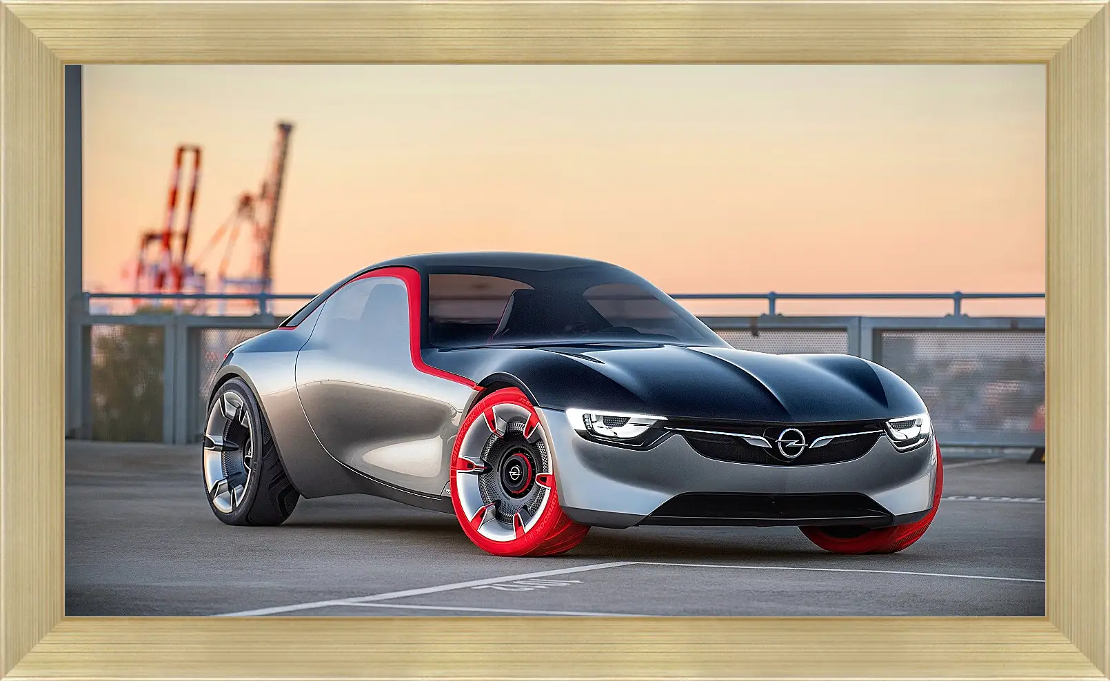 Картина в раме - Opel GT Concept (Опель)