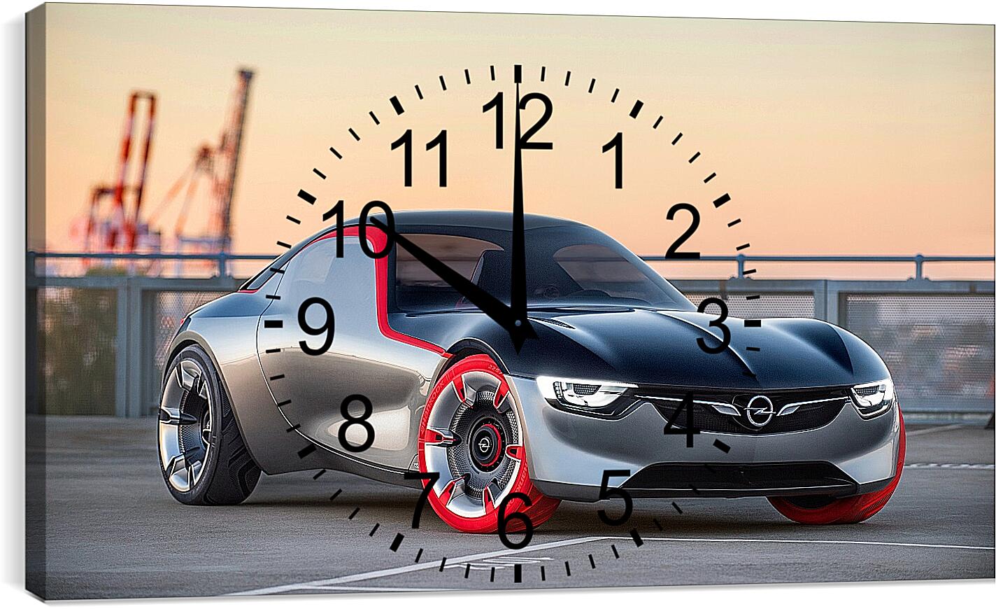 Часы картина - Opel GT Concept (Опель)