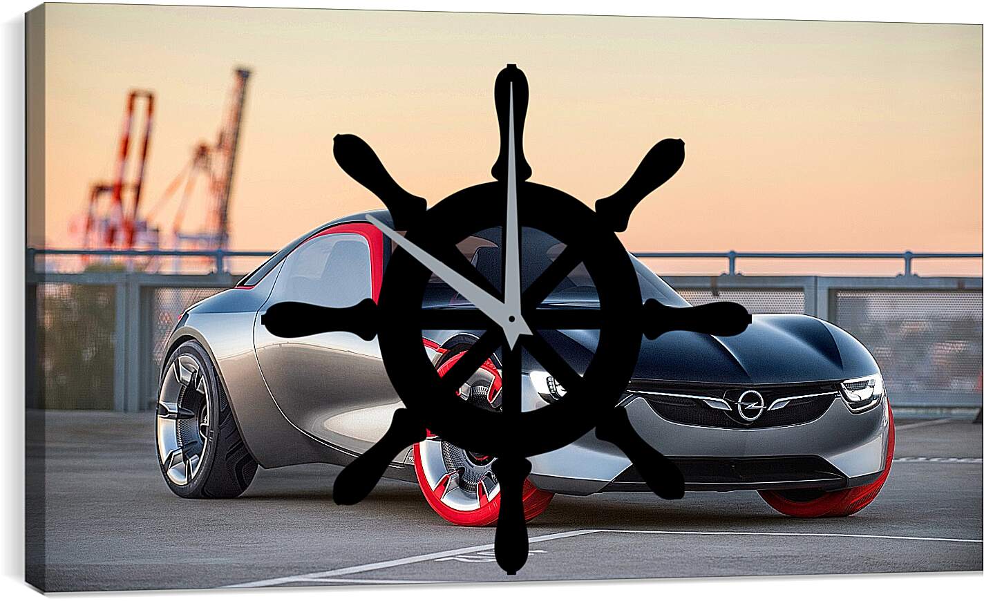 Часы картина - Opel GT Concept (Опель)