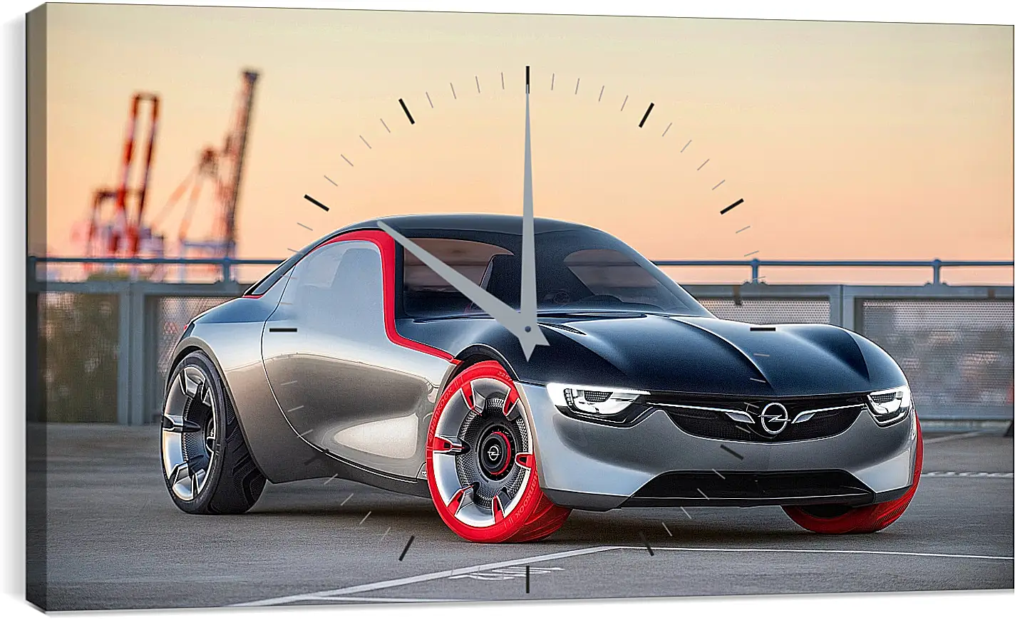 Часы картина - Opel GT Concept (Опель)