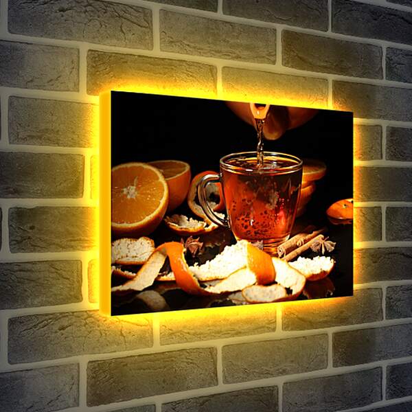 Лайтбокс световая панель - Чашка чая