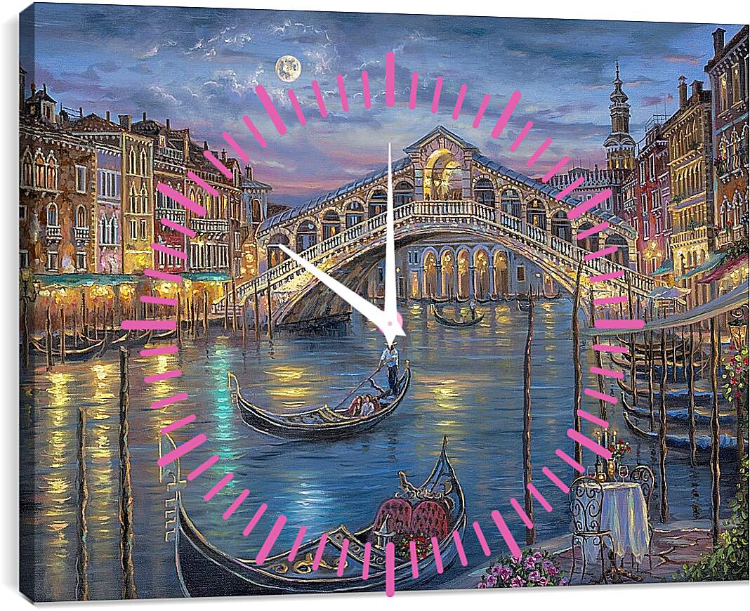 Часы картина - Венеция
