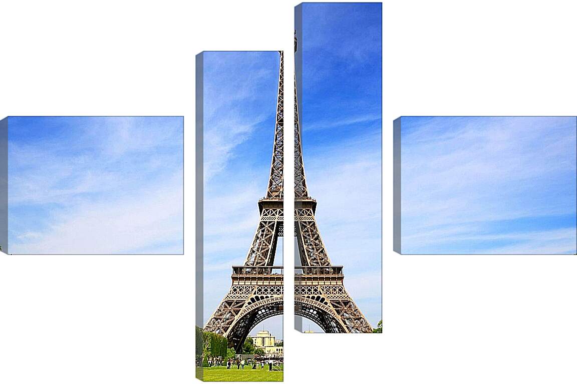 Модульная картина - Эйфелева башня. Париж