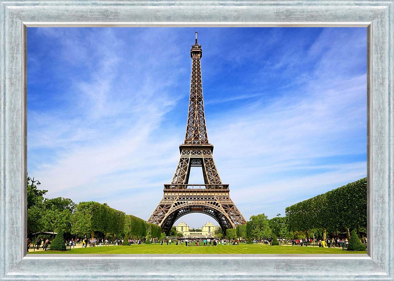 Картина в раме - Эйфелева башня. Париж