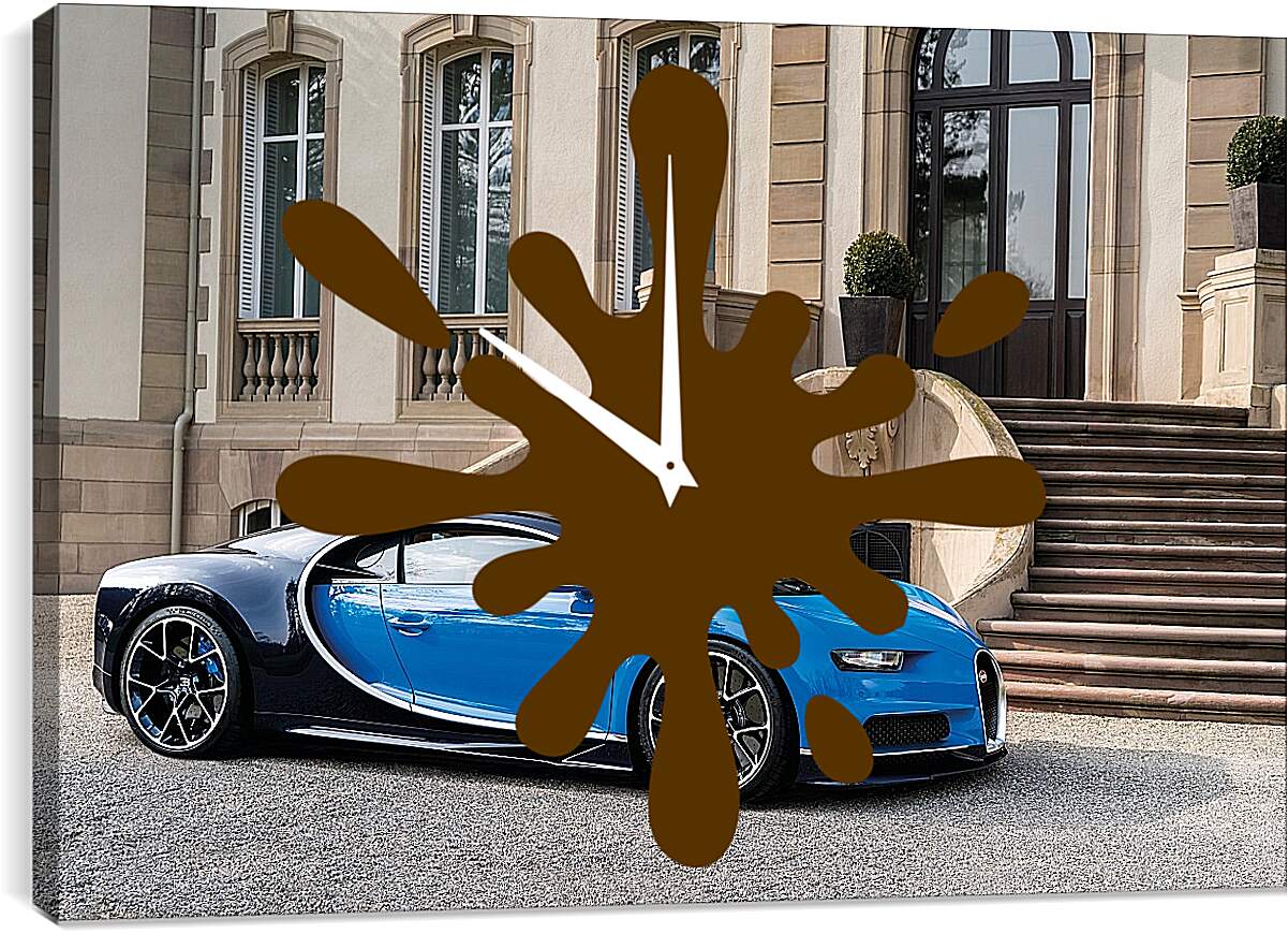 Часы картина - Бугатти (Bugatti)
