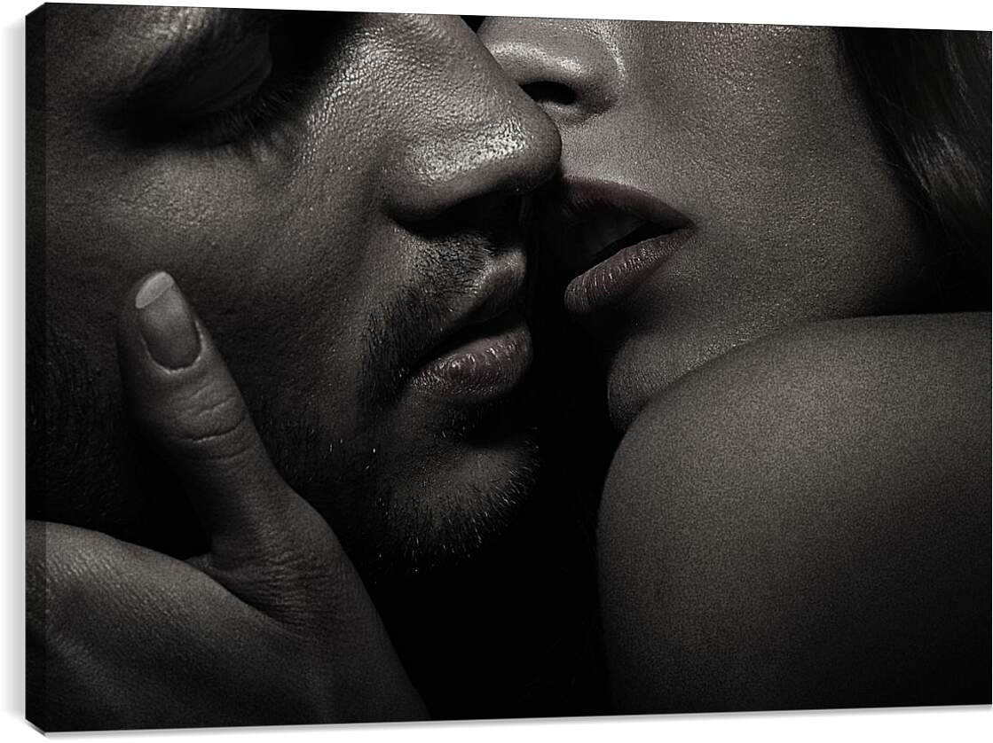 Постер и плакат - Поцелуй страсти