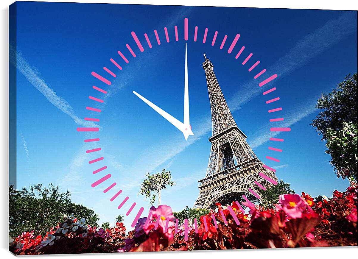 Часы картина - Франция (Париж)
