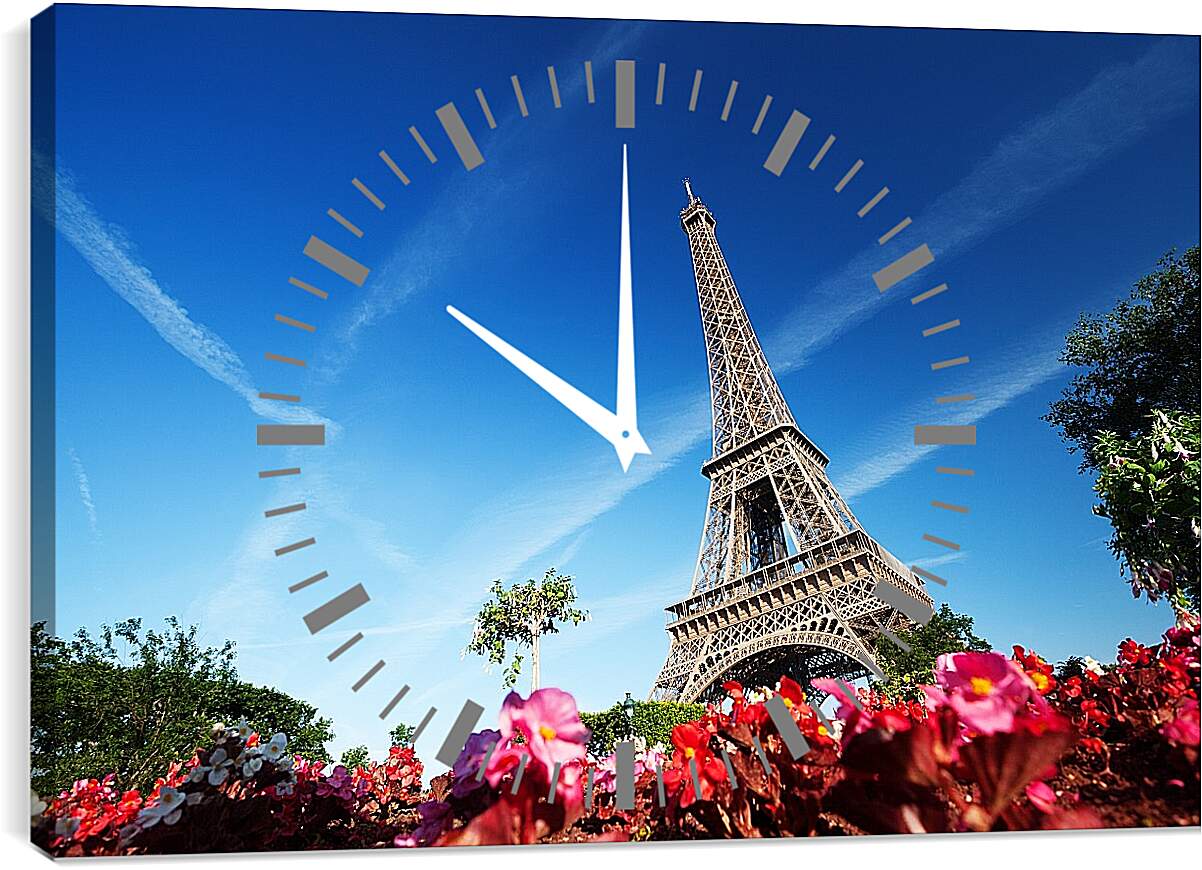 Часы картина - Франция (Париж)