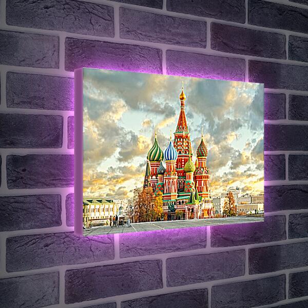 Лайтбокс световая панель - Красочная Москва