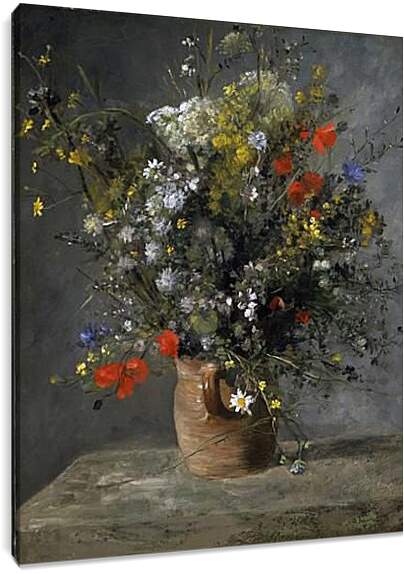 Постер и плакат - Цветы в вазе. Пьер Огюст Ренуар