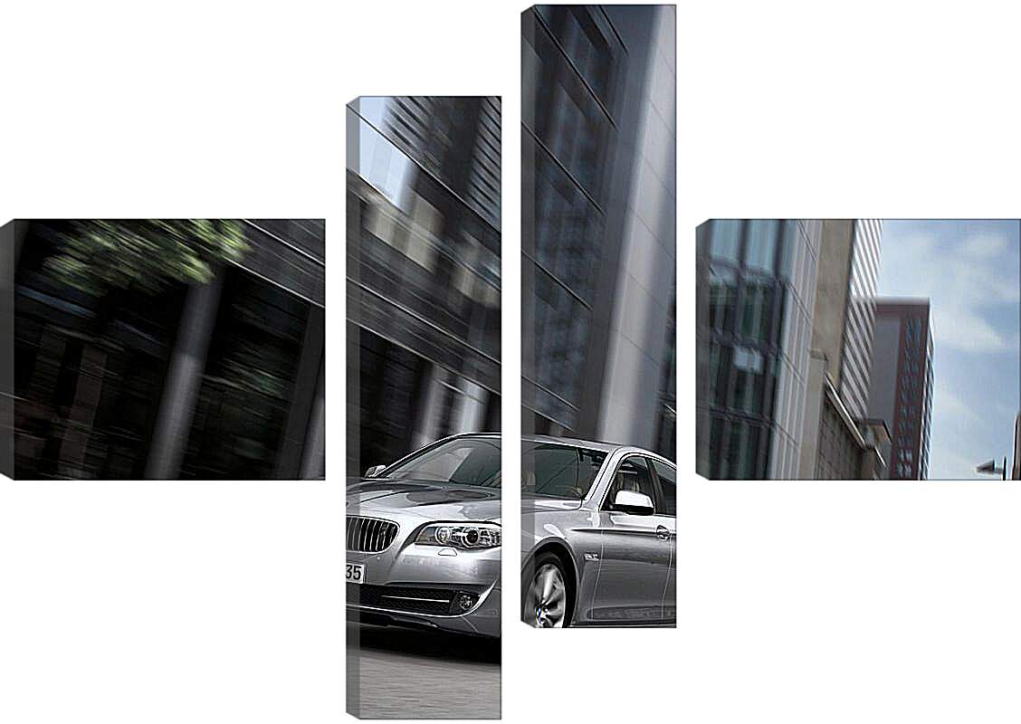 Модульная картина - BMW на дороге