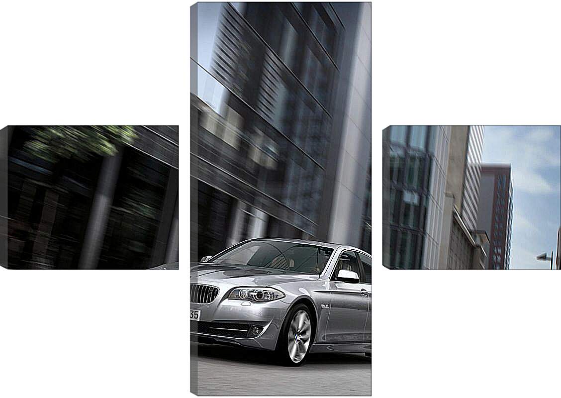 Модульная картина - BMW на дороге