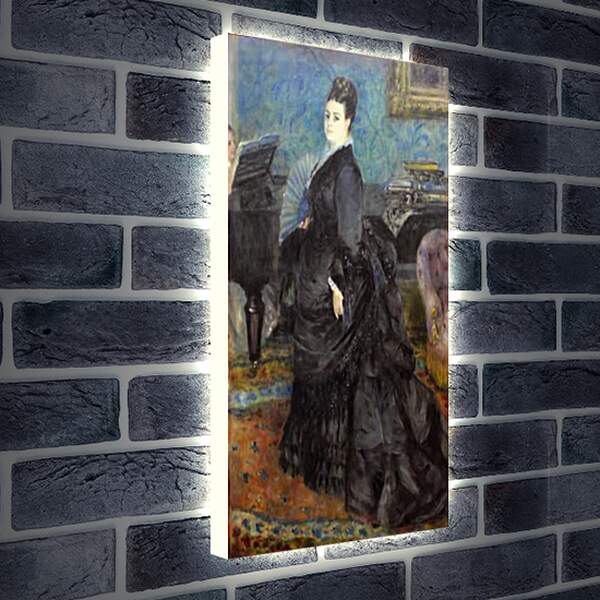 Лайтбокс световая панель - Portrait of Mme Georges Hartmann. Пьер Огюст Ренуар