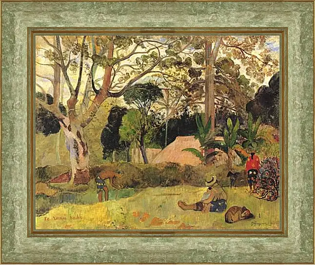 Картина в раме - Le grand arbre III. Поль Гоген