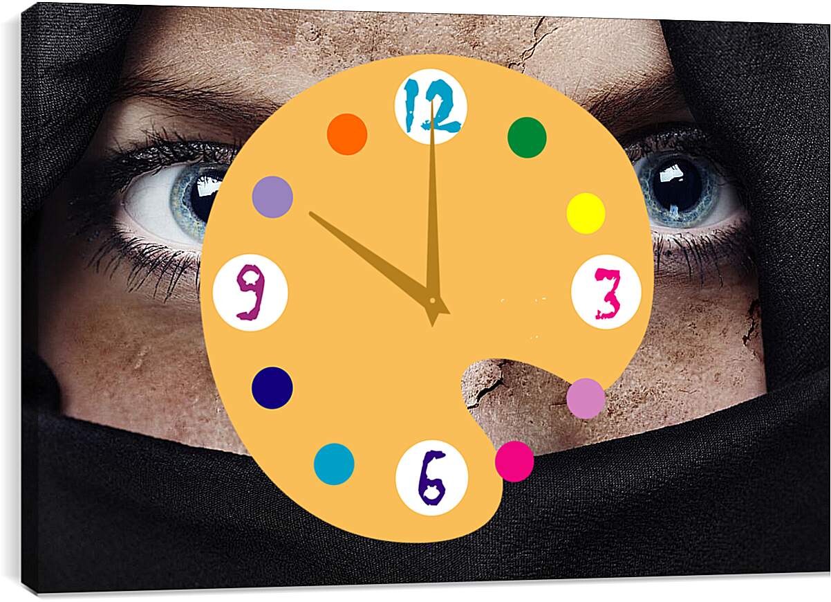 Часы картина - Арт-лицо
