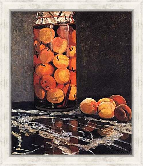Картина в раме - Pot of Peaches. Клод Моне