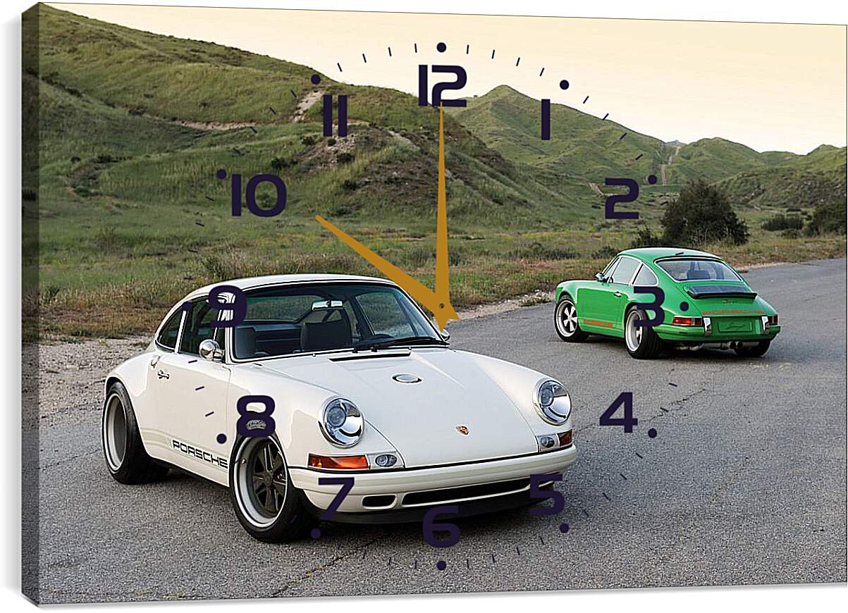Часы картина - Porsche 911
