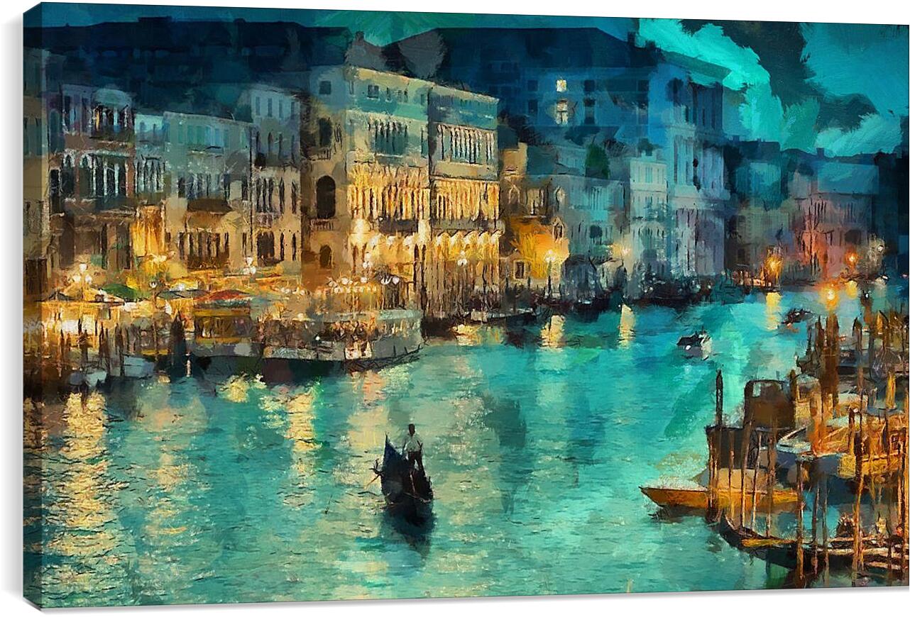 Постер и плакат - Вечер, Венеция