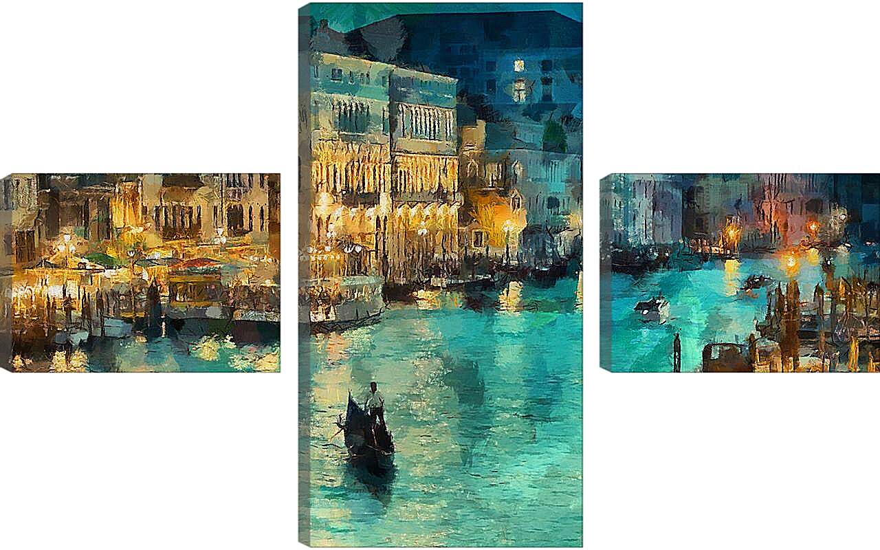 Модульная картина - Вечер, Венеция