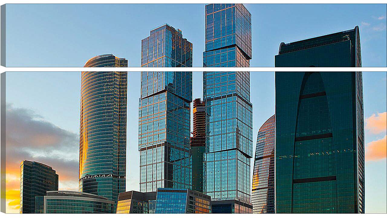 Модульная картина - Москав Сити