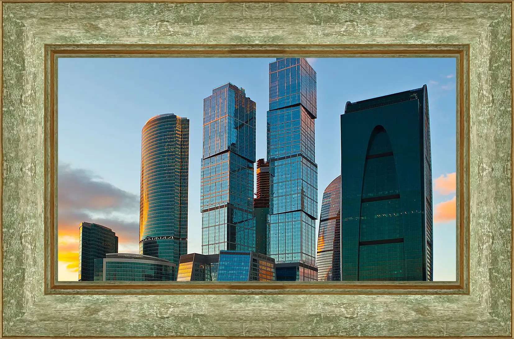 Картина в раме - Москав Сити