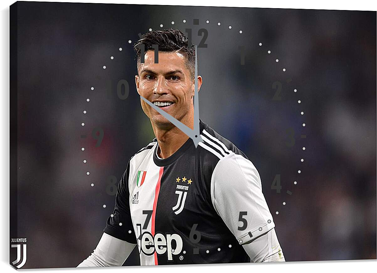 Часы картина - Криштиану Роналду. Juventus.