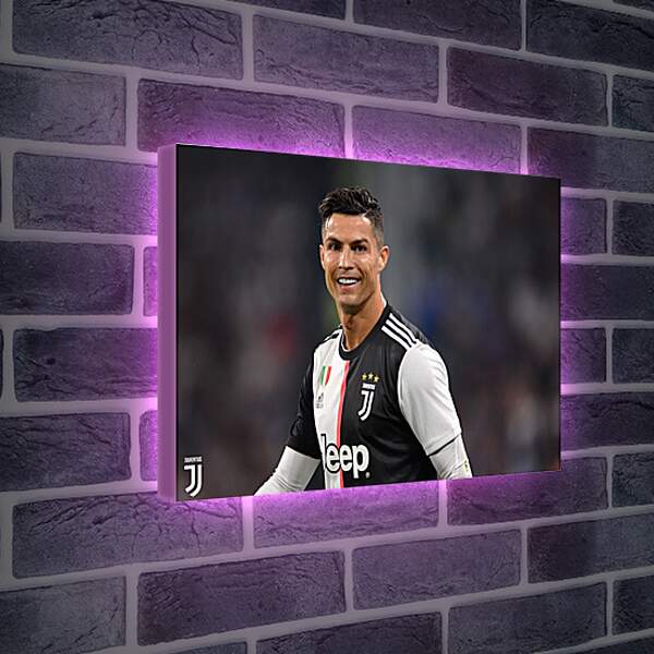 Лайтбокс световая панель - Криштиану Роналду. Juventus.