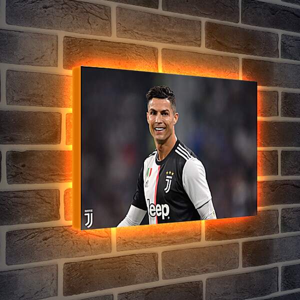 Лайтбокс световая панель - Криштиану Роналду. Juventus.
