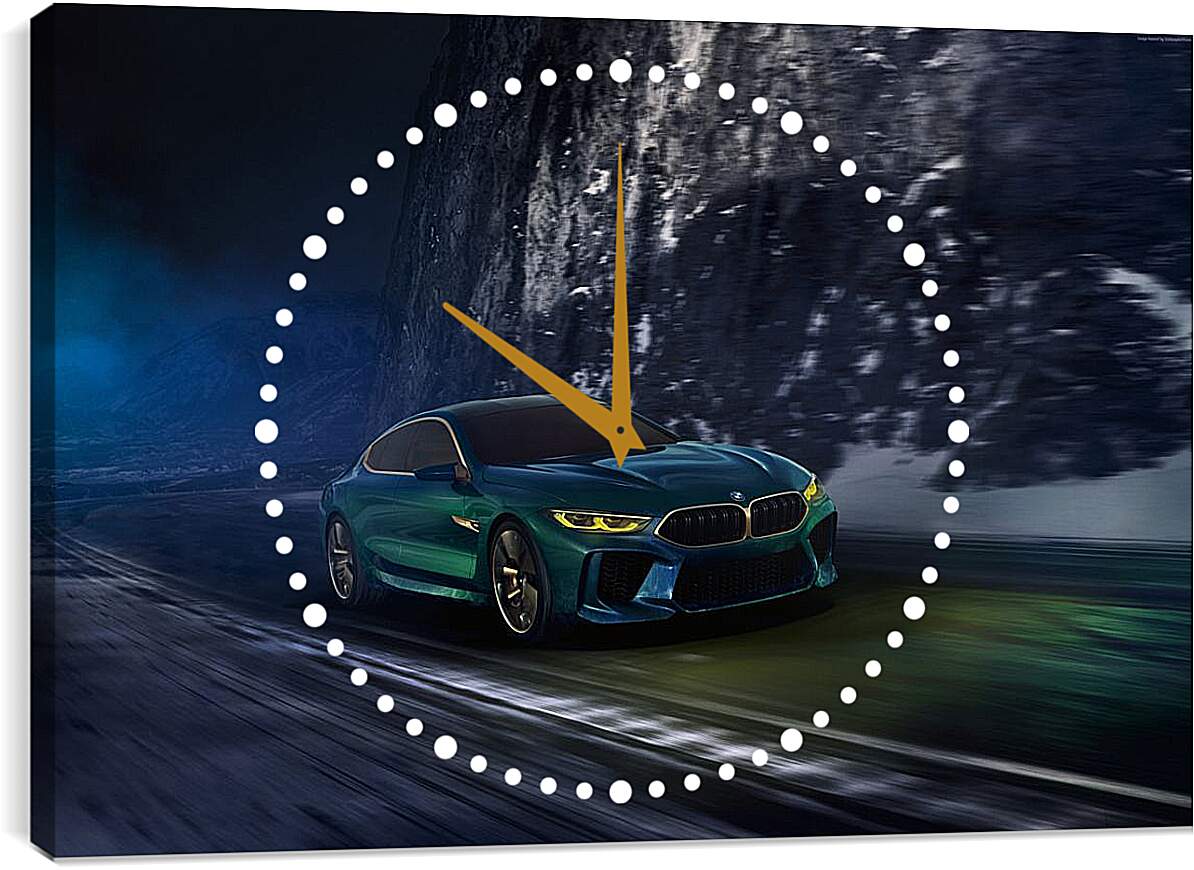 Часы картина - Новый автомобиль BMW