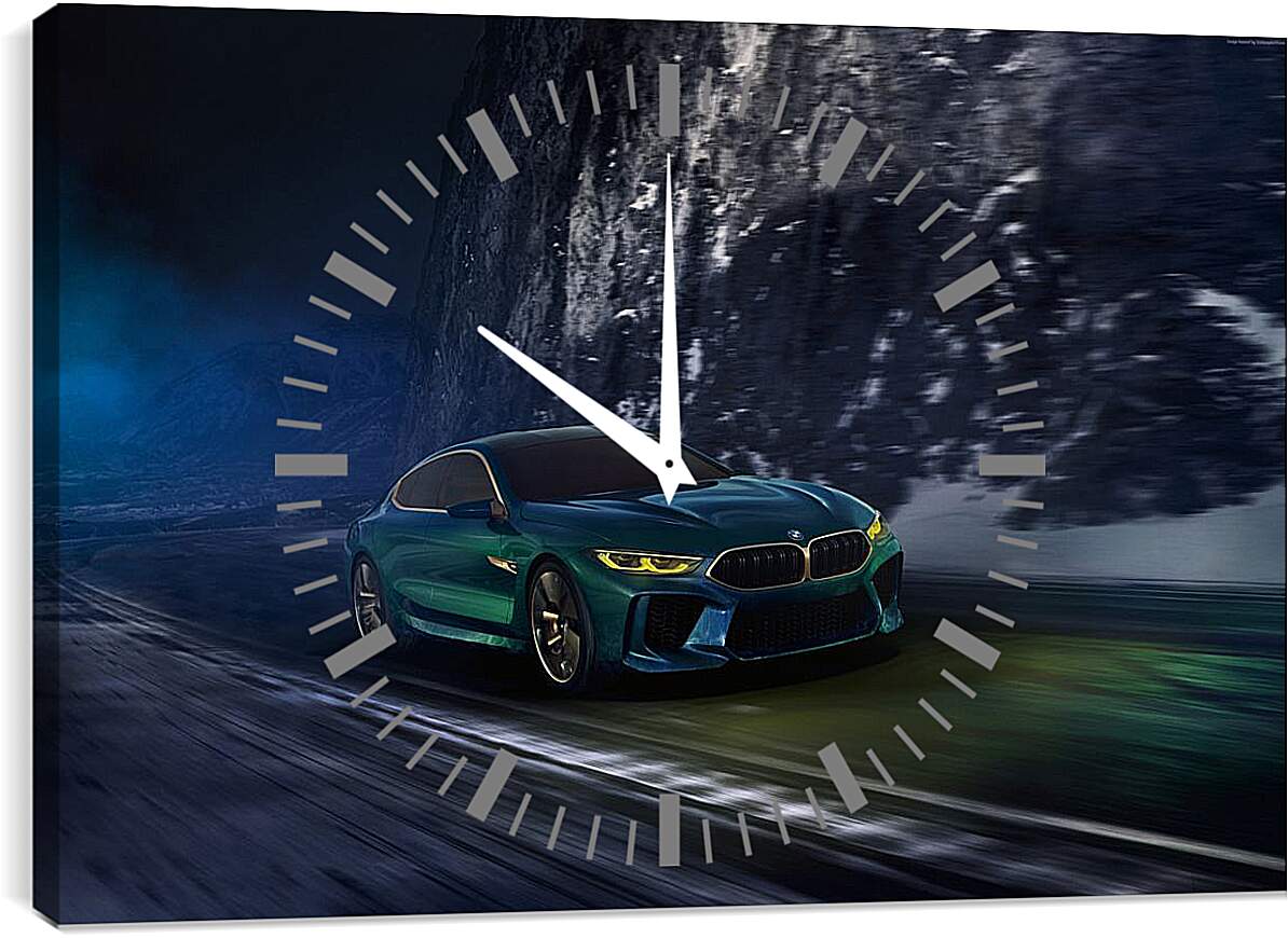 Часы картина - Новый автомобиль BMW