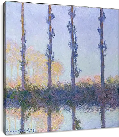 Постер и плакат - Poplars (Four Trees). Клод Моне