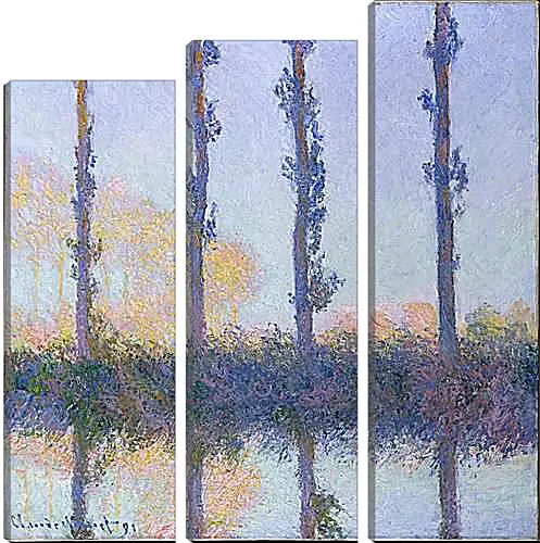 Модульная картина - Poplars (Four Trees). Клод Моне