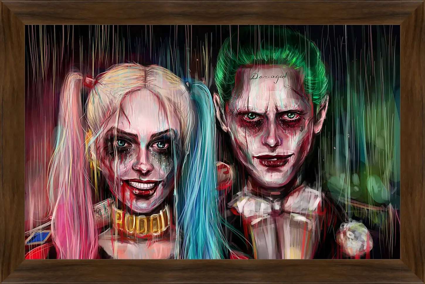 Картина в раме - Harley Quinn Joker