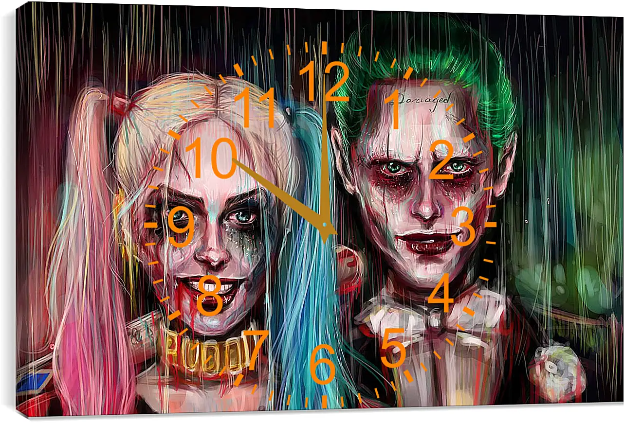 Часы картина - Harley Quinn Joker