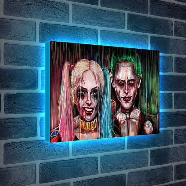 Лайтбокс световая панель - Harley Quinn Joker