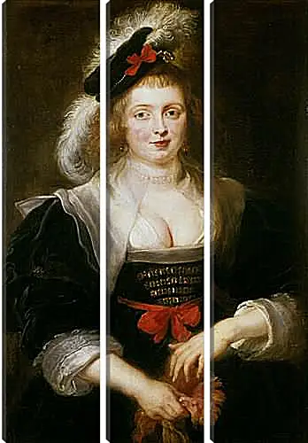 Модульная картина - Portrait of Helene Fourment. Питер Пауль Рубенс