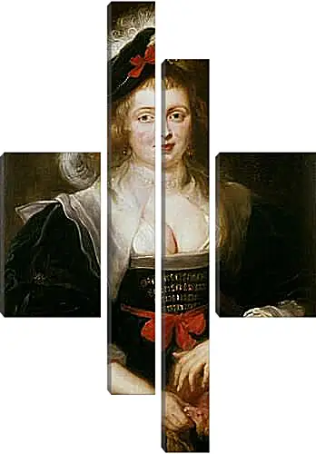 Модульная картина - Portrait of Helene Fourment. Питер Пауль Рубенс