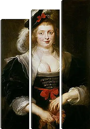 Модульная картина - Portrait of Helene Fourment. Питер Пауль Рубенс