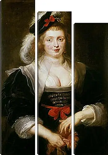 Модульная картина - Portrait of Helene Fourment. Питер Пауль Рубенс