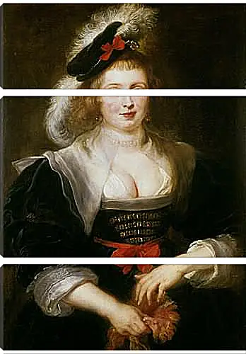 Модульная картина - Portrait of Helene Fourment. Питер Пауль Рубенс