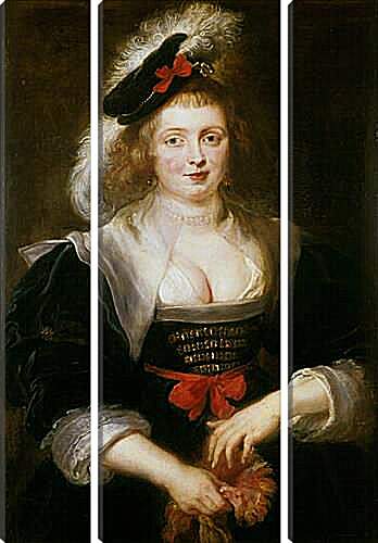 Модульная картина - Portrait of Helene Fourment. Питер Пауль Рубенс