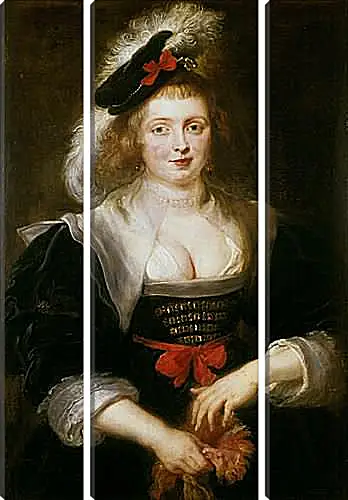 Модульная картина - Portrait of Helene Fourment. Питер Пауль Рубенс