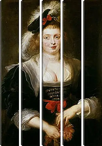 Модульная картина - Portrait of Helene Fourment. Питер Пауль Рубенс