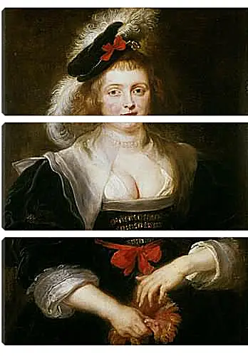 Модульная картина - Portrait of Helene Fourment. Питер Пауль Рубенс