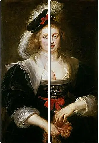 Модульная картина - Portrait of Helene Fourment. Питер Пауль Рубенс