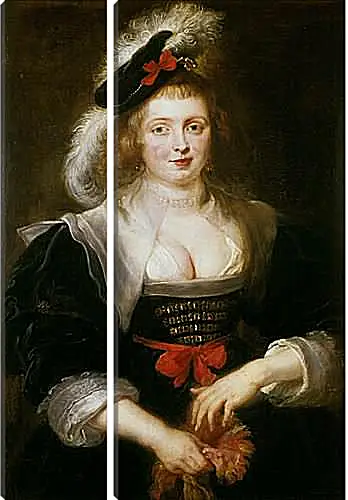 Модульная картина - Portrait of Helene Fourment. Питер Пауль Рубенс