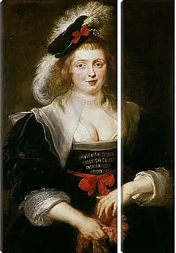 Модульная картина - Portrait of Helene Fourment. Питер Пауль Рубенс