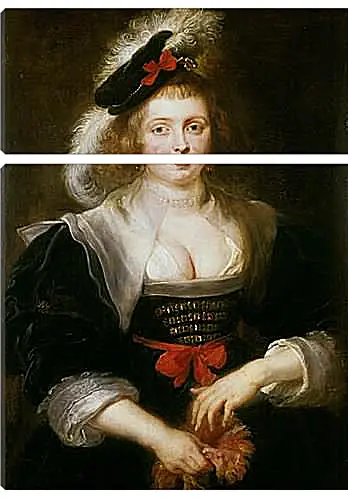 Модульная картина - Portrait of Helene Fourment. Питер Пауль Рубенс