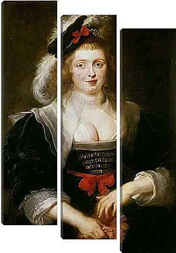 Модульная картина - Portrait of Helene Fourment. Питер Пауль Рубенс